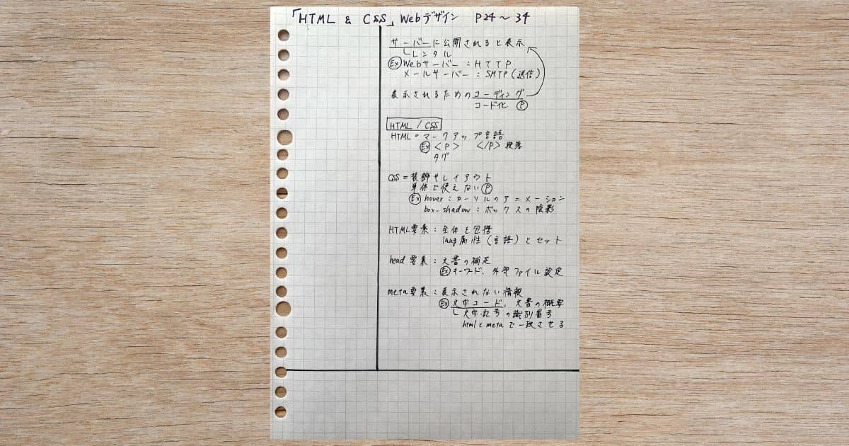 コーネル式ノート2