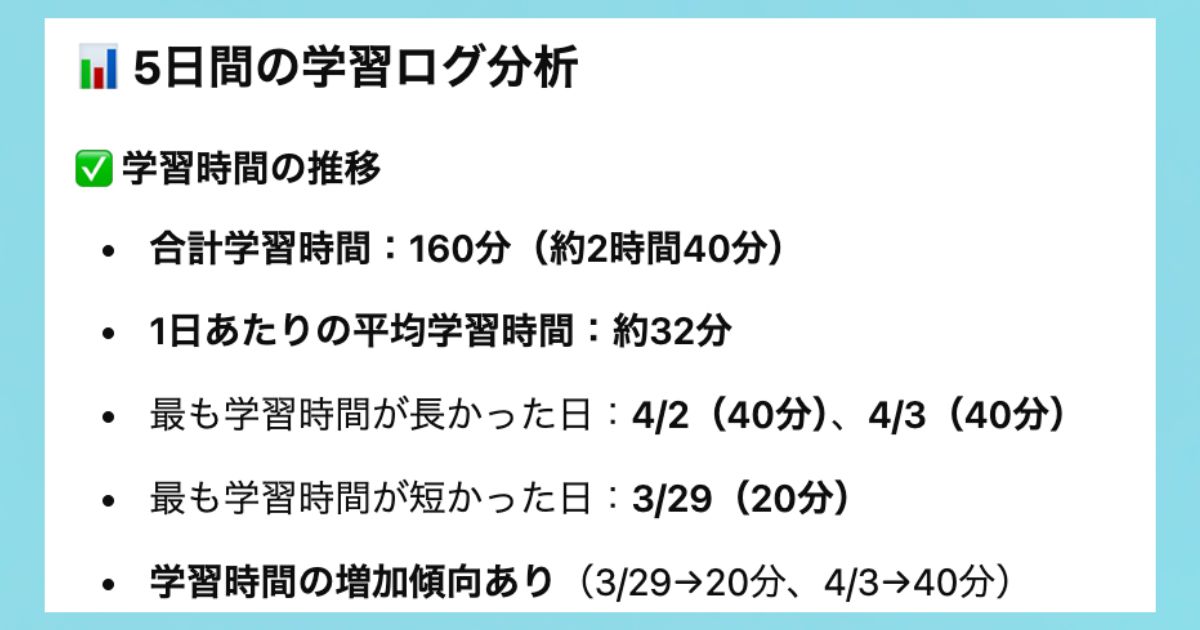 ChatGPTがした分析