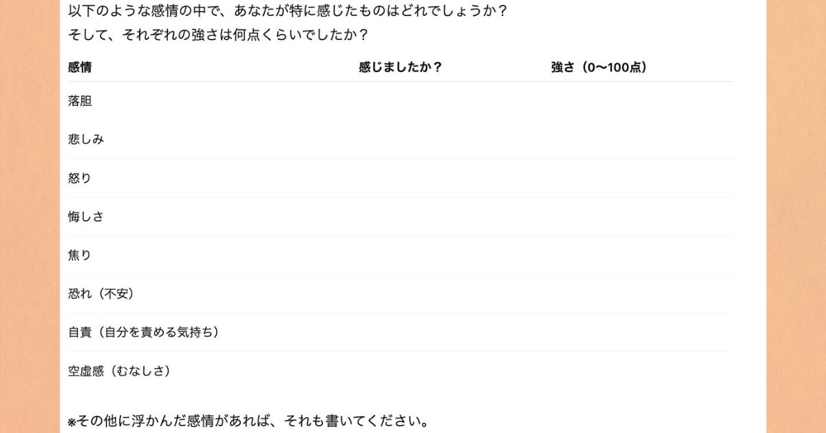 ChatGPTが感情の表現の仕方を提案してくれた