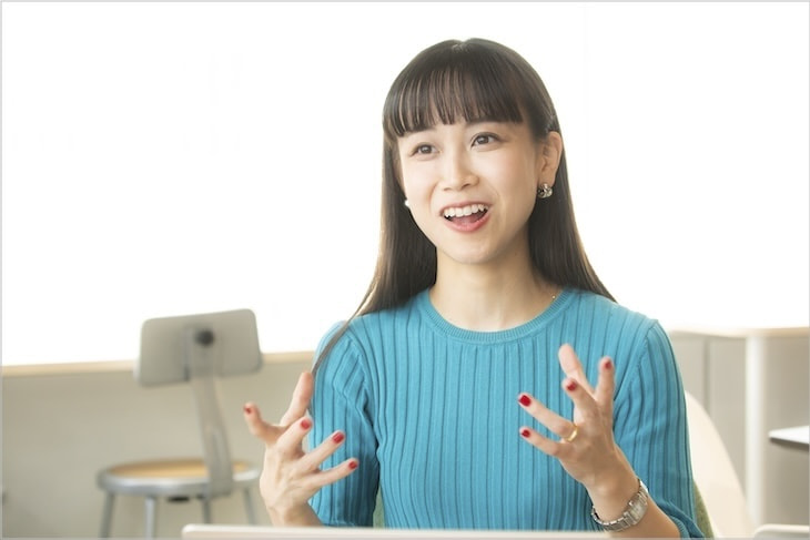 「話す目的」を具体的なフレーズにする必要性について語る千葉佳織さん