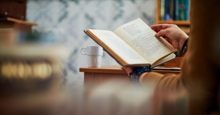 読書している様子