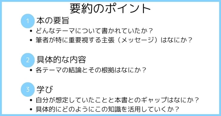 要約のポイント