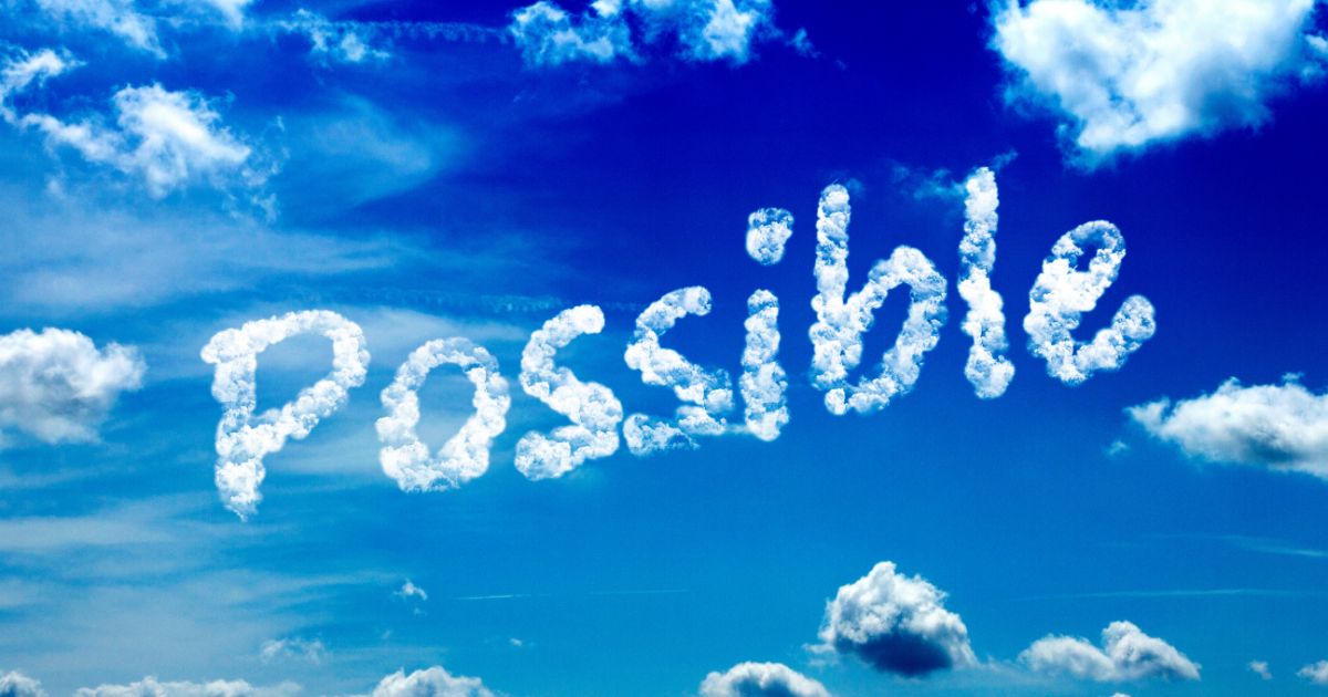 プレゼンスキルは練習で上達できることを示すPossibleの文字