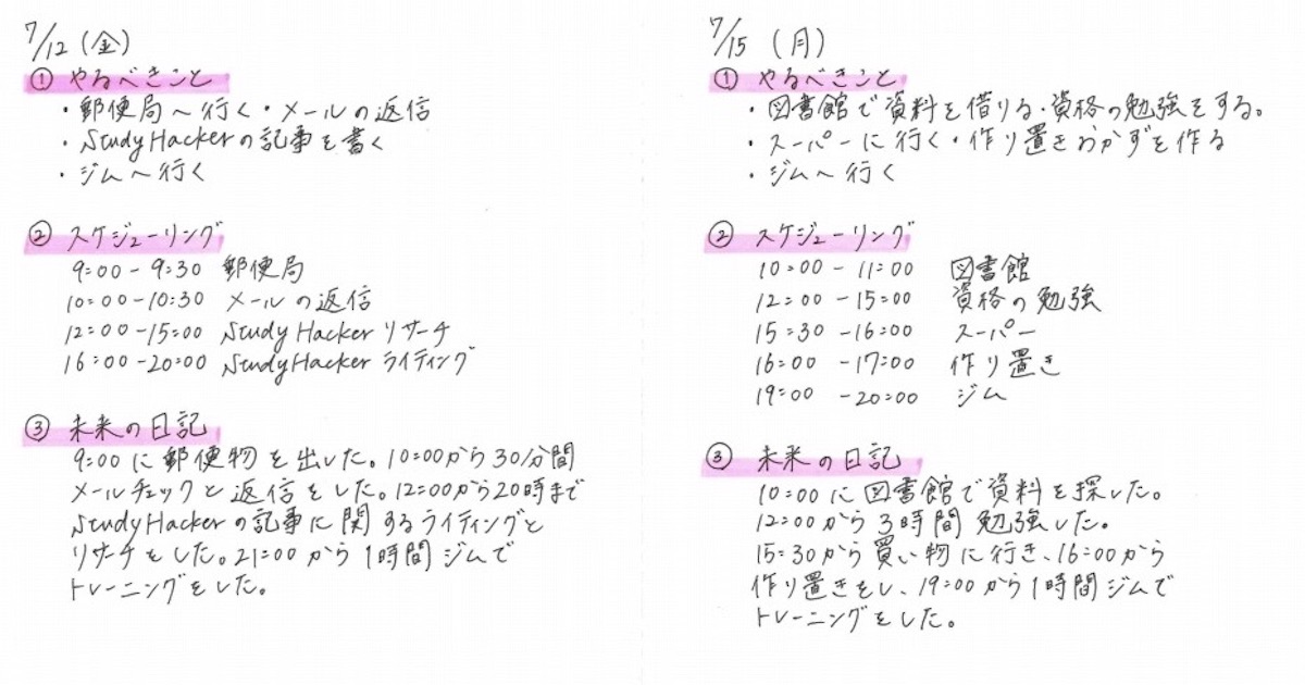 未来日記の効果9