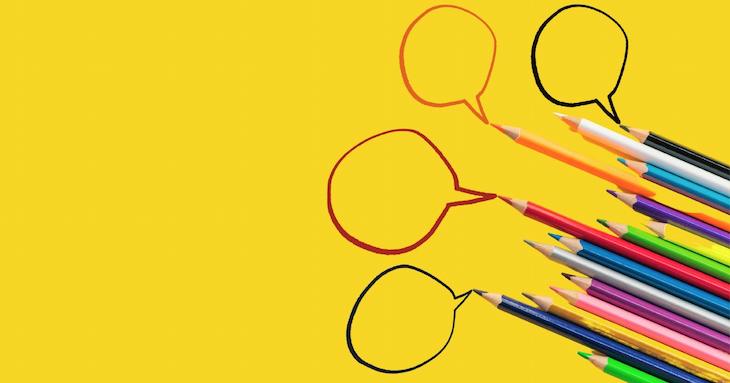 多様な人々がコミュニケーションをとっているイメージ