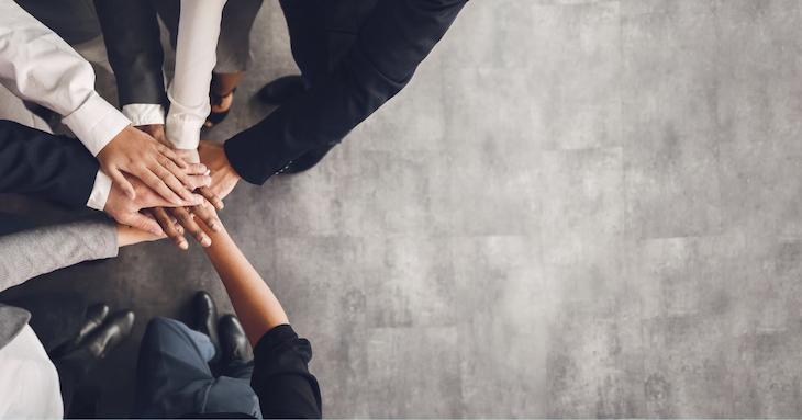 チームワークのいい職場