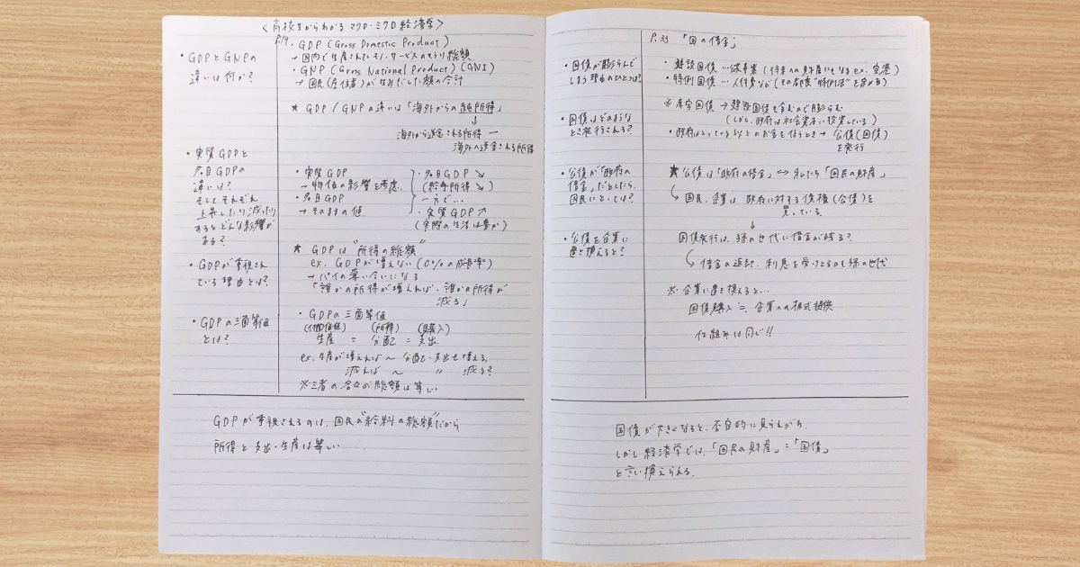 まとめノート 東大生推奨「本当に暗記に効くノート術」。勉強したことをずっと覚えて