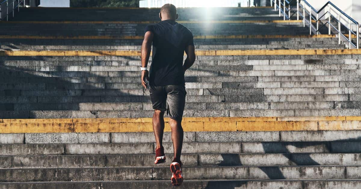 マラソンを習慣にしている男性