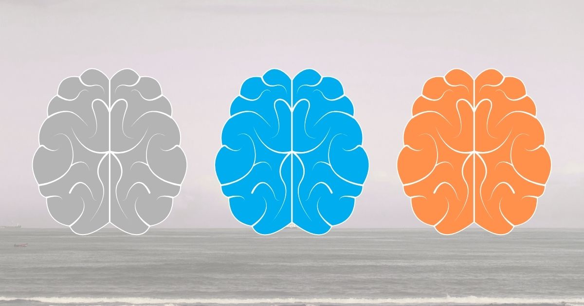 ホメオスタシスによって変化を拒む脳のイメージイラスト