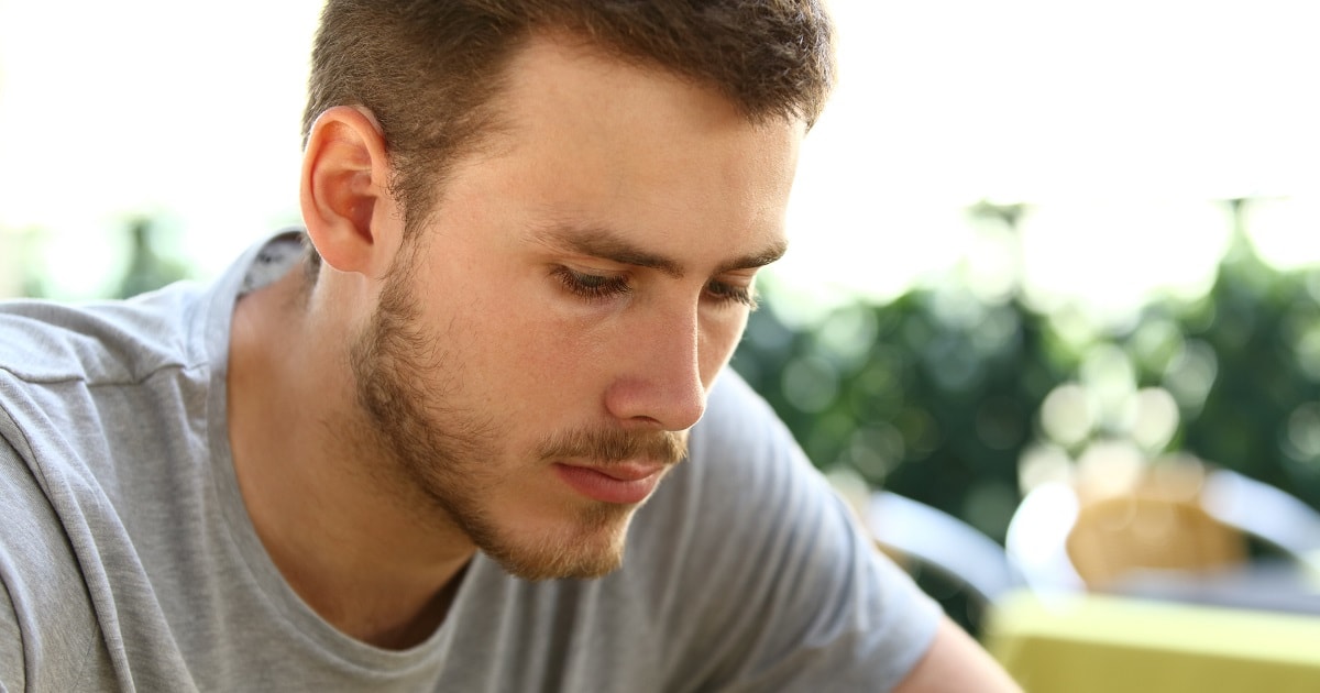 自尊心がドーンと低下中の男性