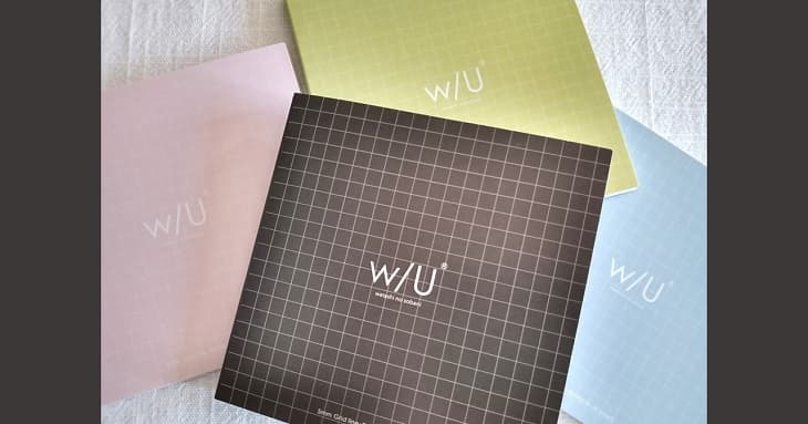 ナカバヤシ株式会社の「w/U ノート付箋 スクエア」4色