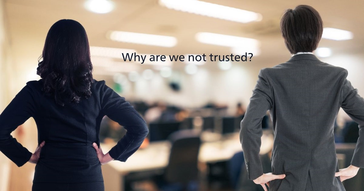 Why am I not trusted?（なぜ私は信頼されないのか？）と悩むビジネスパーソン達