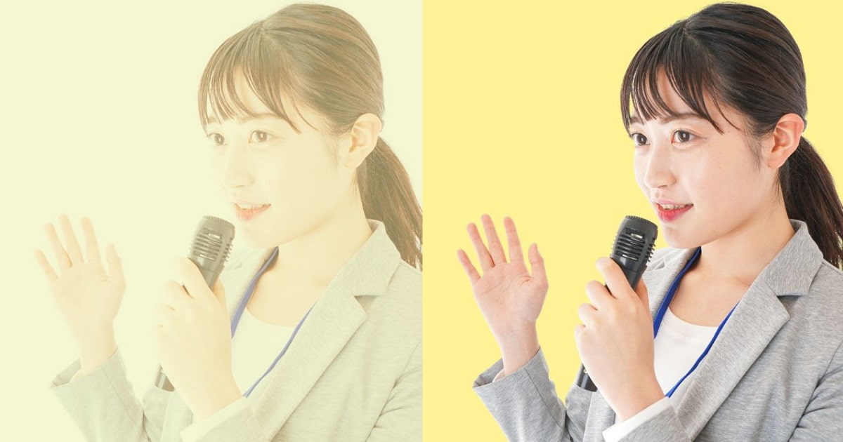 スピーチをするビジネスパーソンの明暗