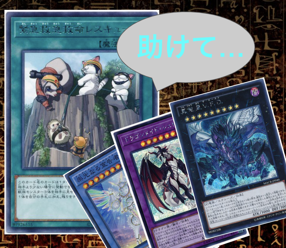 レスキューモンスターを救助してみた シャドール厨 備忘録