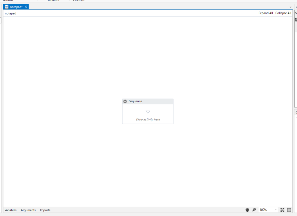 UiPath で notepad.exe を起動する skmkzyk’s blog