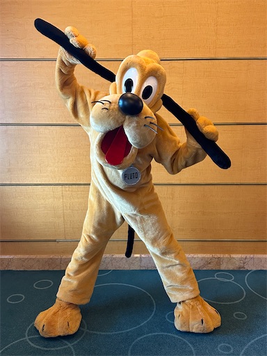 Disney プルート Pluto 祭りサイン 世界188枚限定 DCL'23_026】Greeting with Pluto（Formal） - 美味しいものは