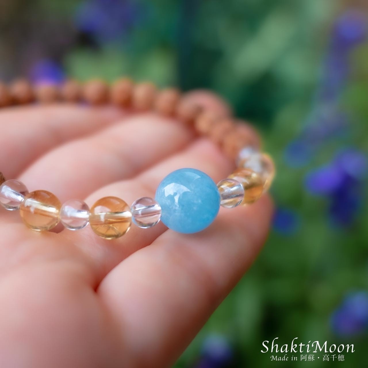 虹龍ブレス⭐︎アクアマリン&水晶 【公式通販】