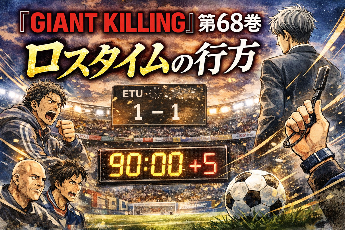 GIANT KILLING』第68巻 ロスタイムの行方 - 納屋日記
