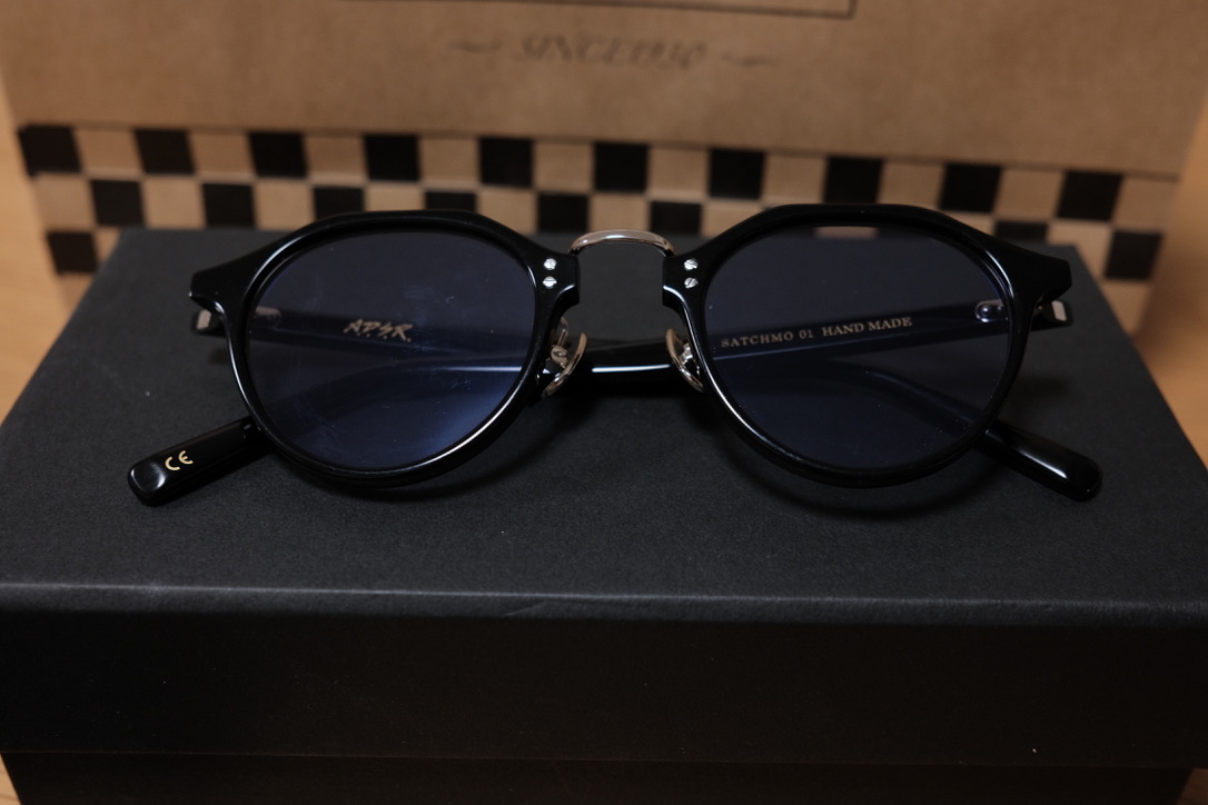 【ADSR】SATCHMO 01s(Lt.Blue) A.D.S.R. / SATCHMO01(a) / Black / Silver - Light Blue ブラック