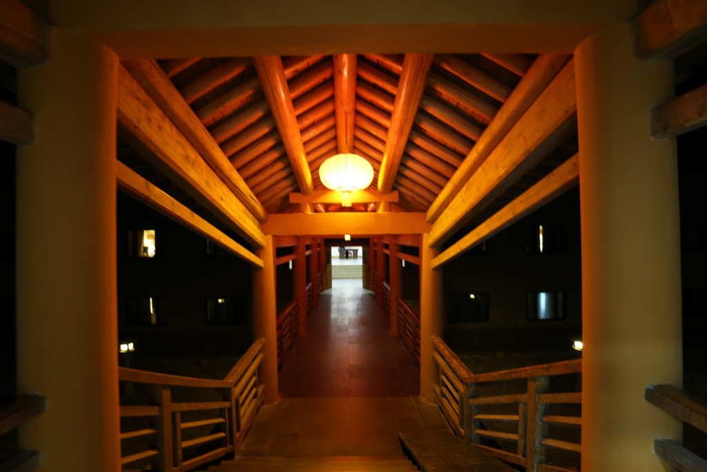 敦煌山荘渡り廊下