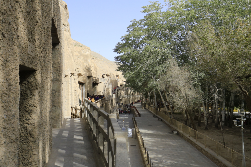 予約が必要な石窟群