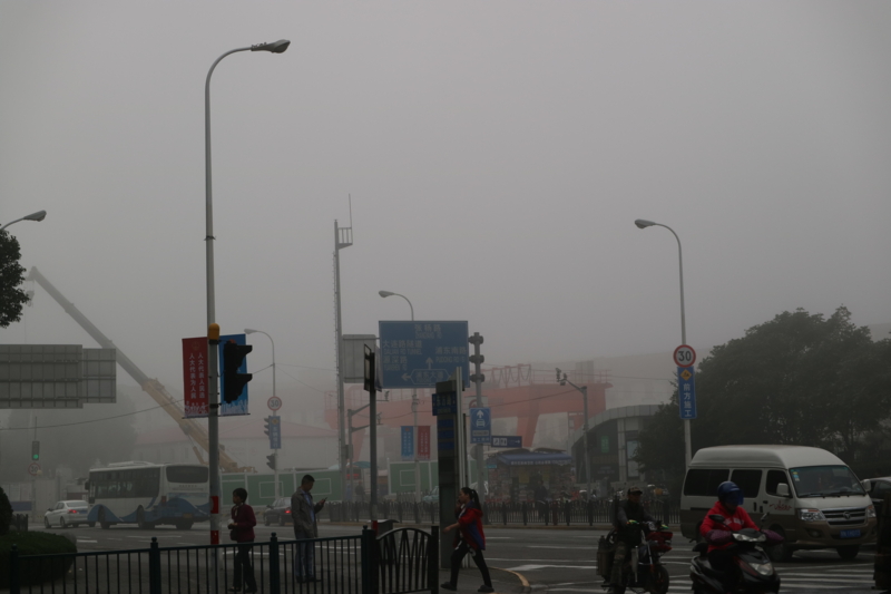 上海雾霾　2016-11月