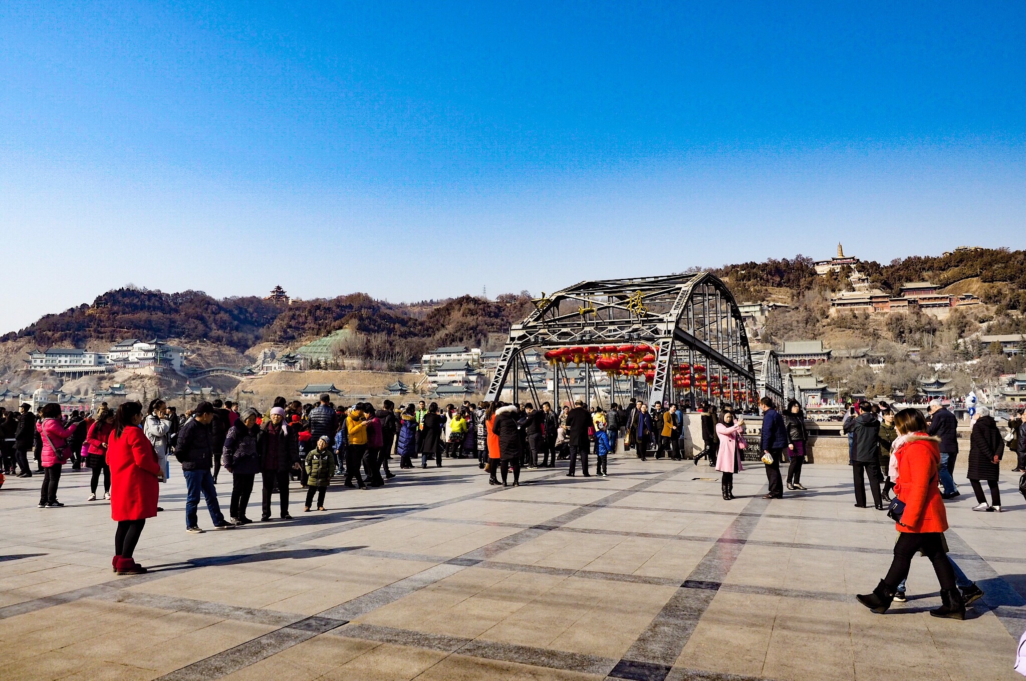 白塔山公園,中山橋(蘭州黄河鉄橋)