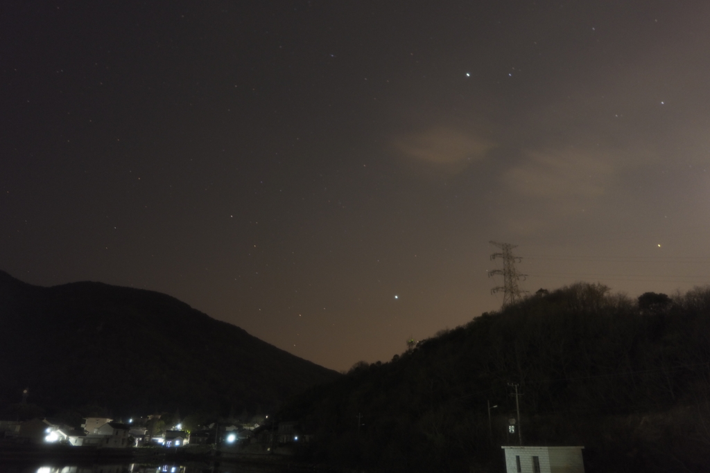 夜空の撮影