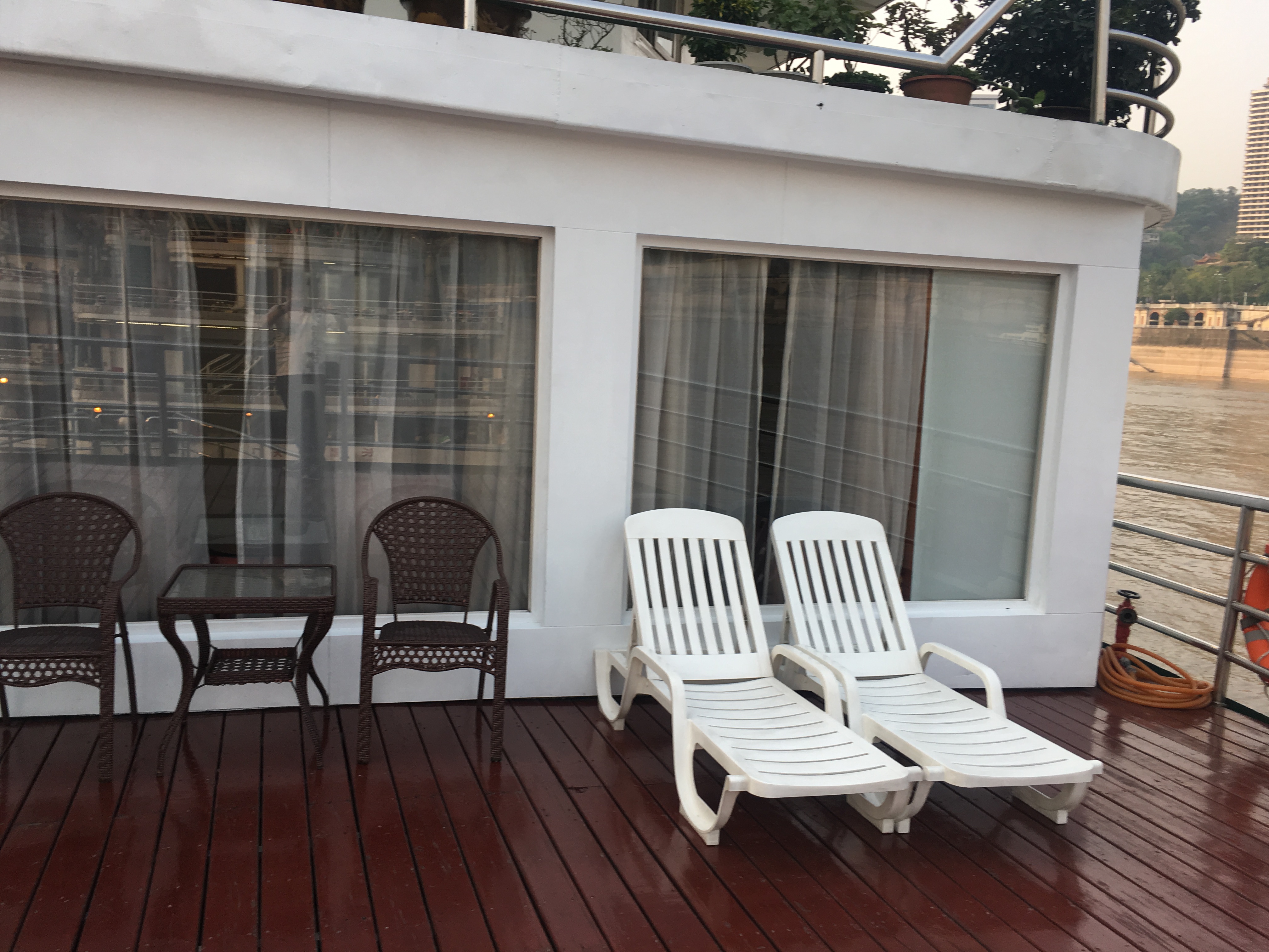 豪華なベランダ