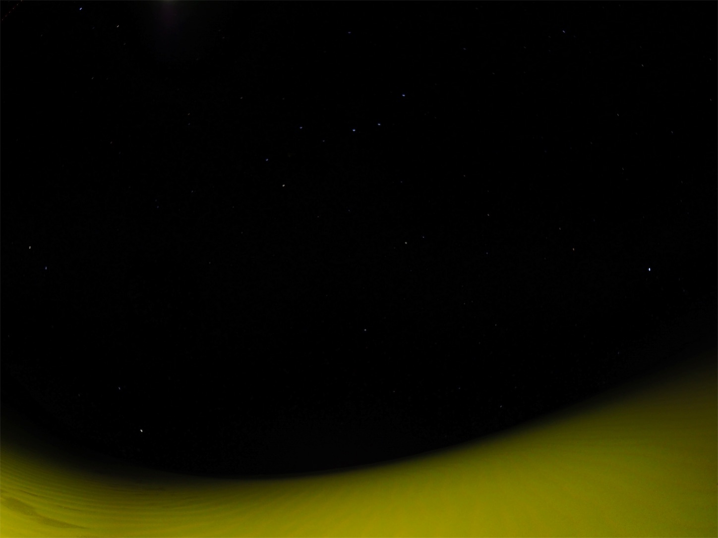 クブチ砂漠の星空