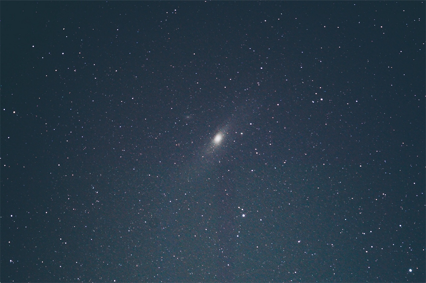 中一光学135mmF2.8で撮ったM31アンドロメダ
