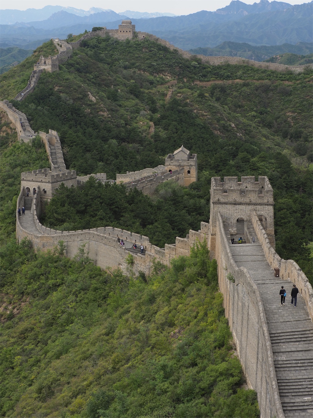 f:id:shan1tian2:20181003171424j:image 金山峰長城-万里の長城
