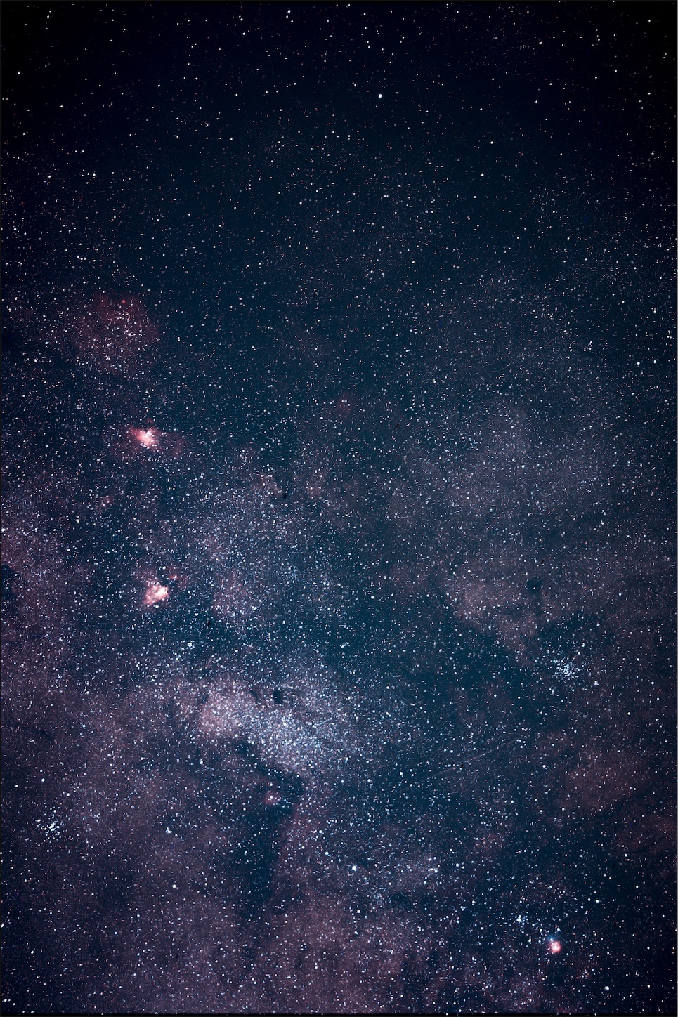 天の川アップ,星空