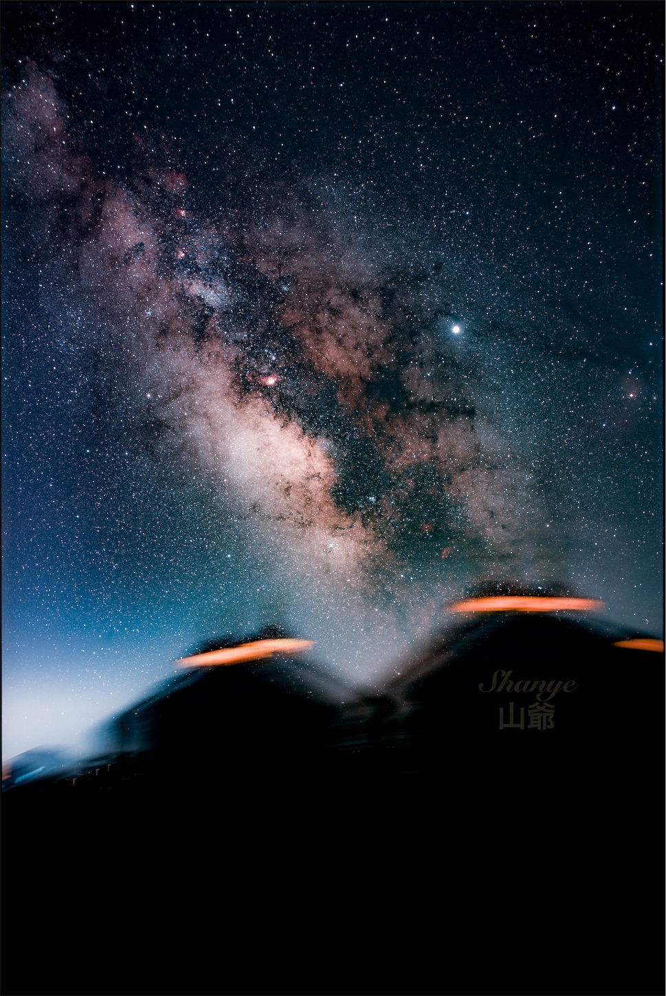 内モンゴルの天の川,Sigma35mmart,コンポジット,星空