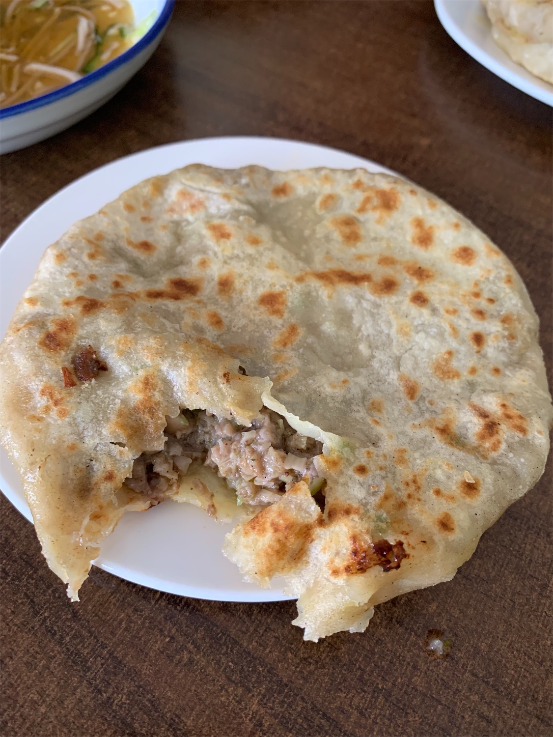 草原の食事（馅饼）