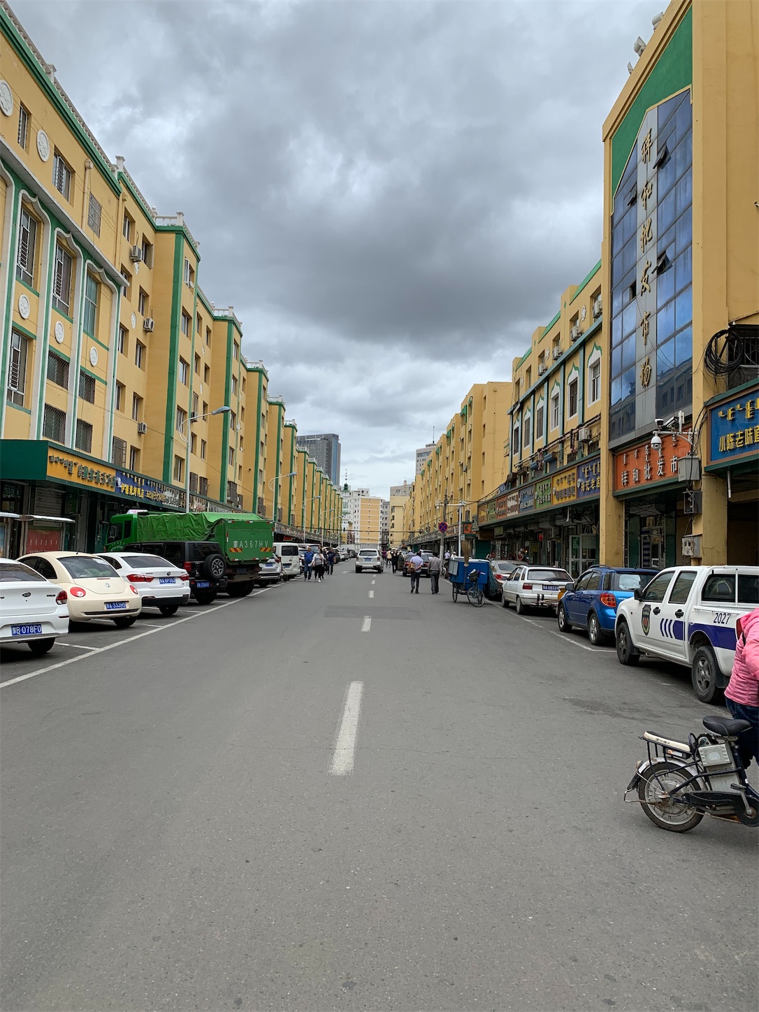 フフホトのイスラム繁華街