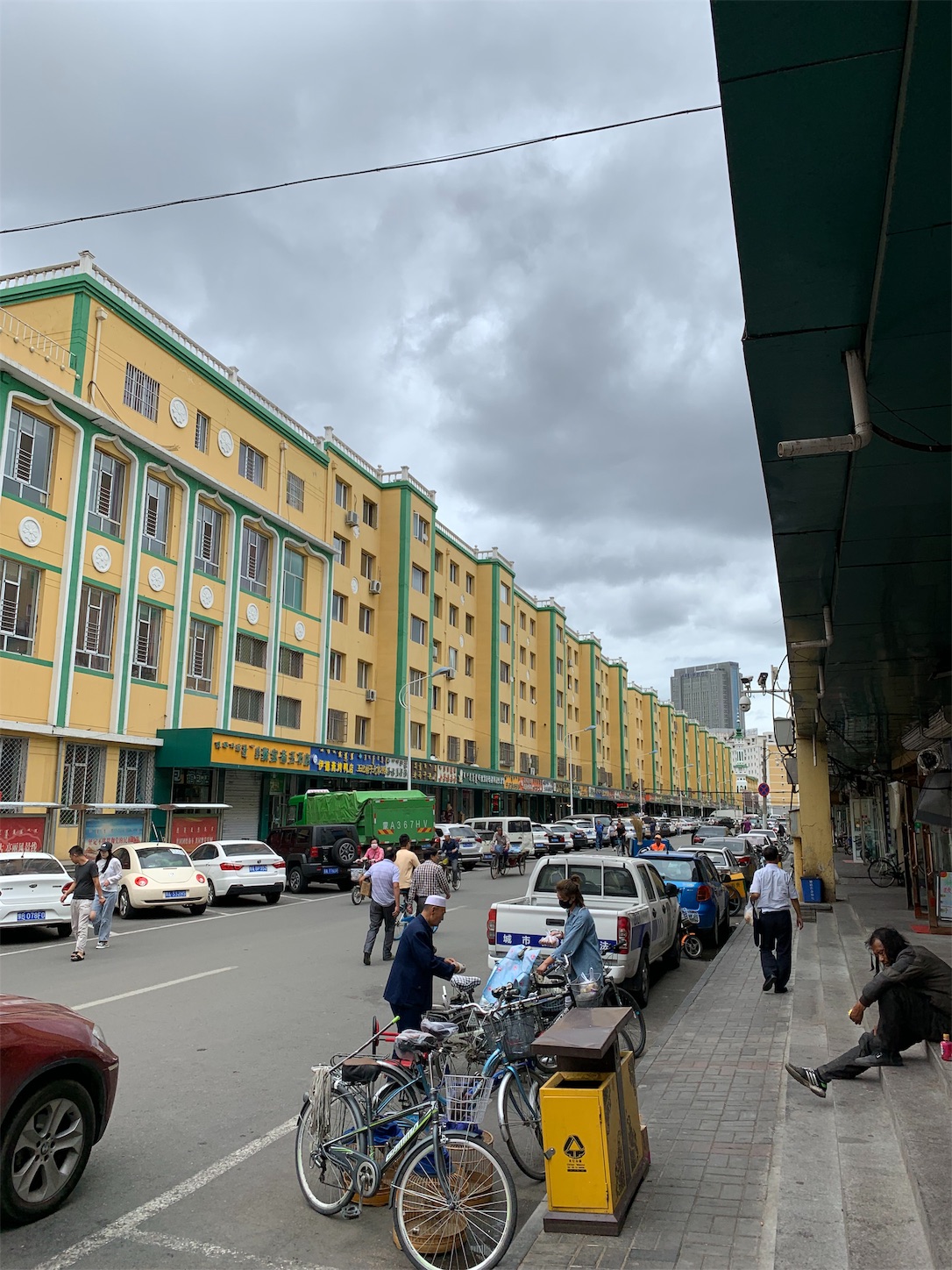 フフホトのイスラム繁華街