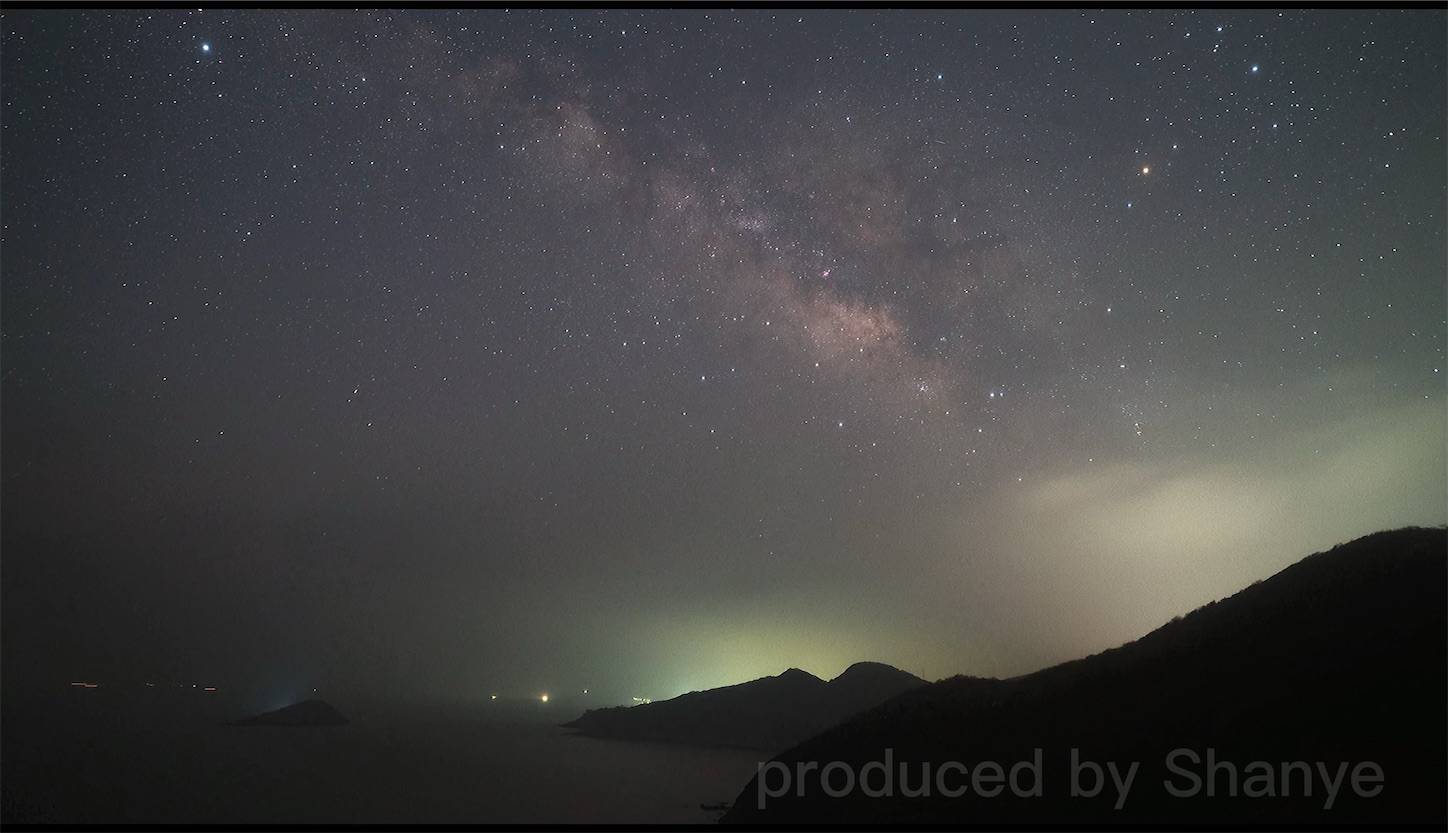 夜明け前の天の川,FE20mmF1.8G