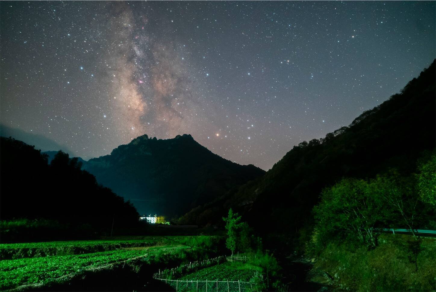 清凉峰 浙江省杭州市临安区,天の川 清凉峰 浙江省杭州市临安区,天の川