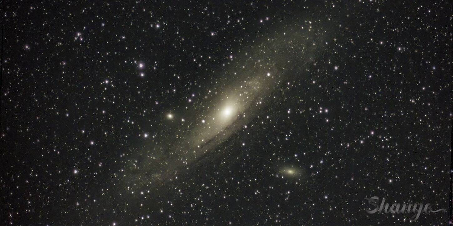 DWARFⅡスマート望遠鏡,M31 アンドロメダ銀河,富山県礪波市