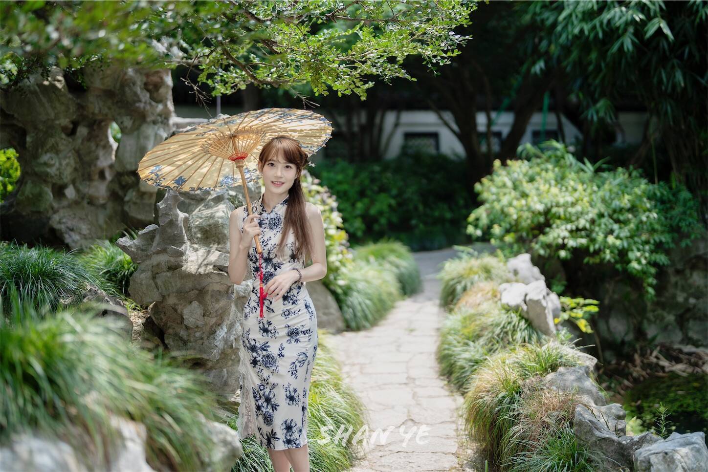 中国ちーぱおポートレート写真