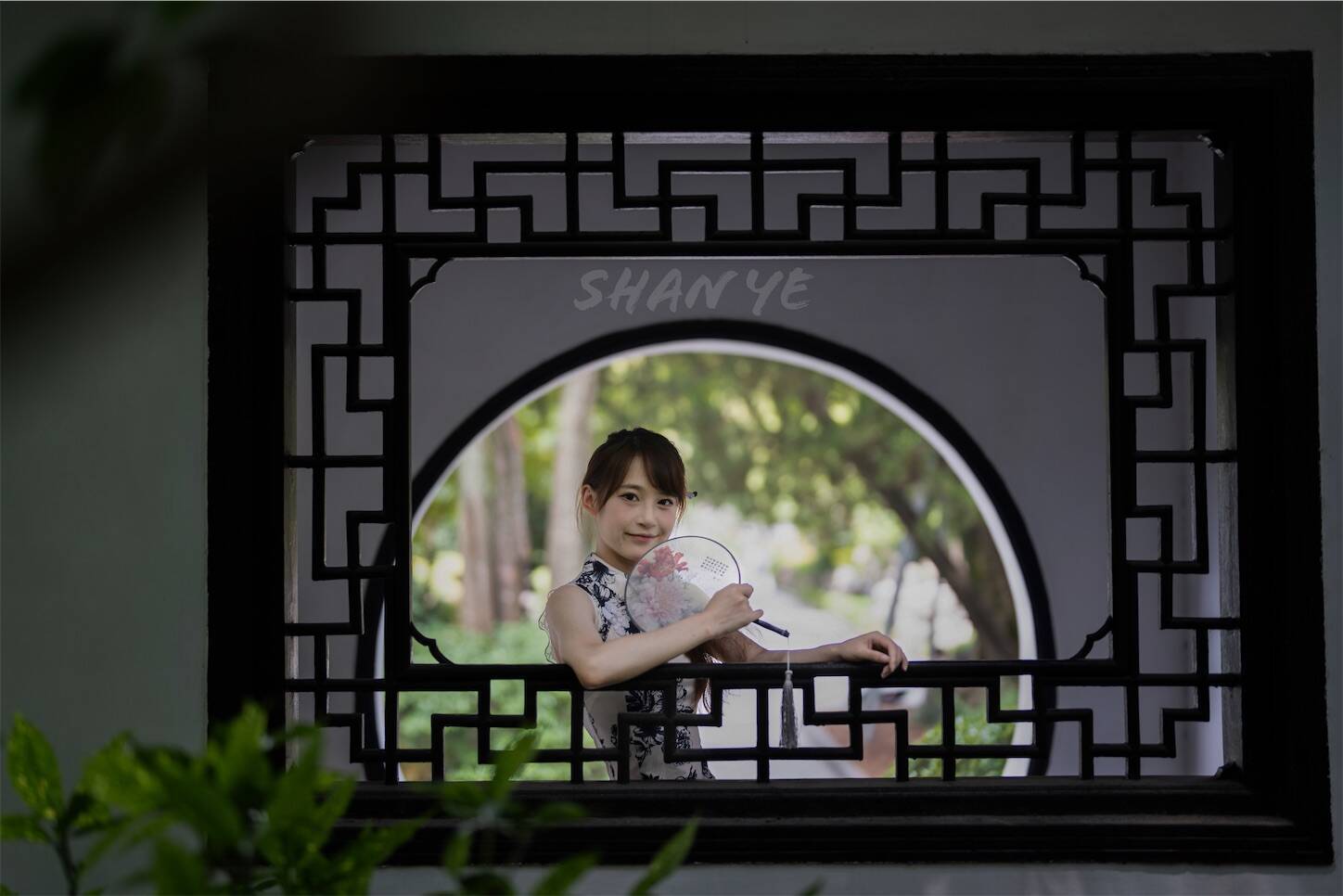 中国チーパオポートレート写真2