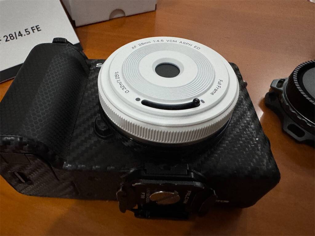 VILTROX AF 28mm F4.5・極小軽量60g Emount ボディキャップ