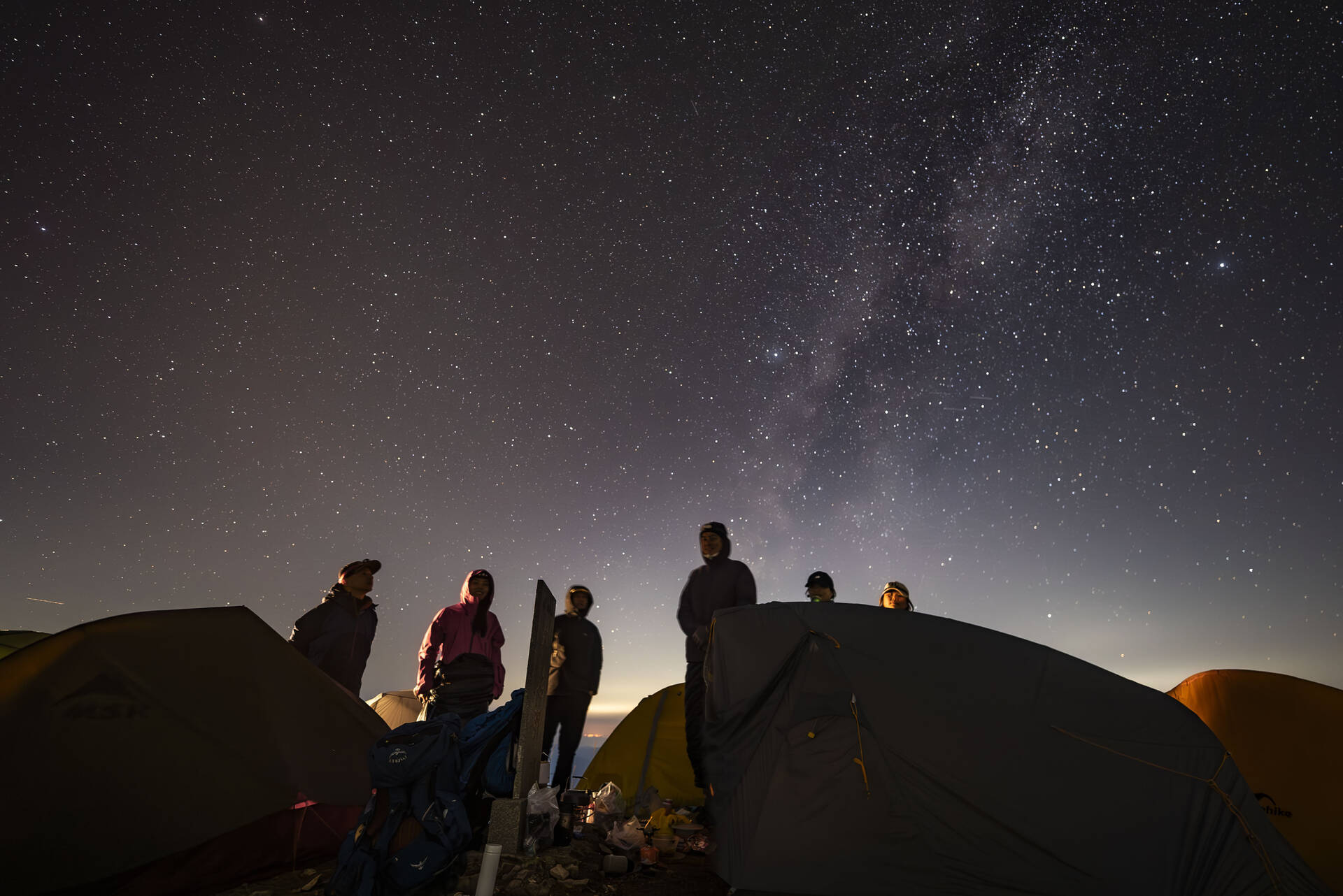 星空ポートレート,集合写真