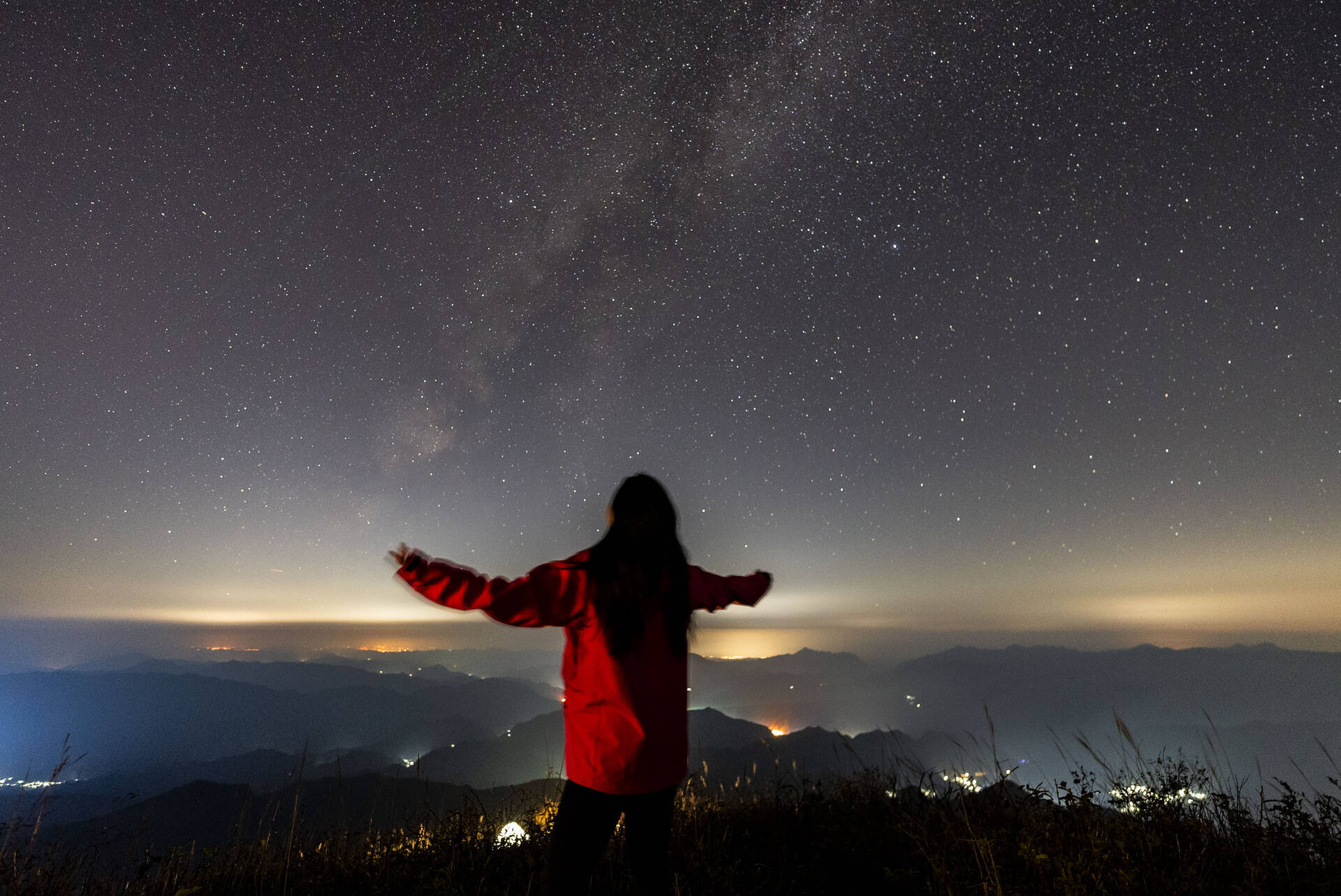 星空ポートレート