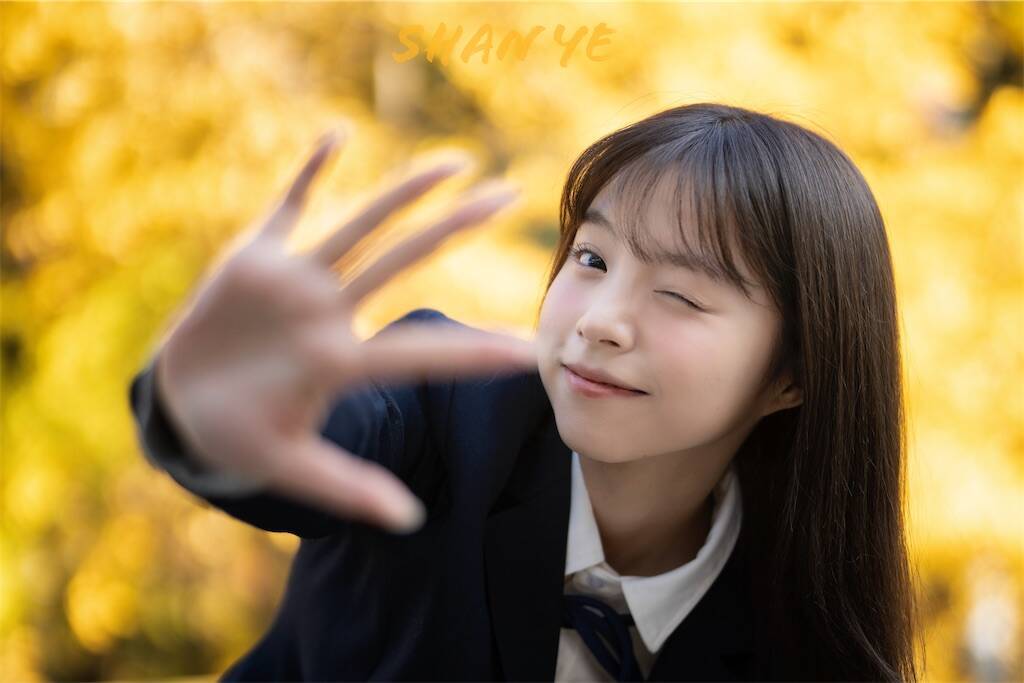 上海銀杏JKポートレート静安中環公園