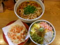 [食]桜えびうどんと駿河丼（小）