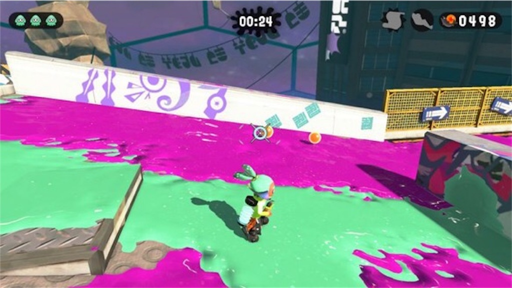 スプラトゥーン２ ヒーローモード攻略１ エリア１の１ ぷにおの冒険
