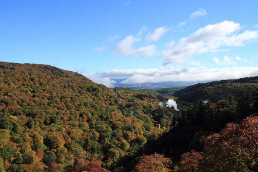 松川大橋の青空
