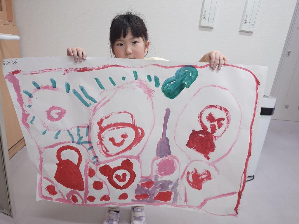 押し絵 子供の遊び 自由描き🌞 - 標津認定こども園あおぞら
